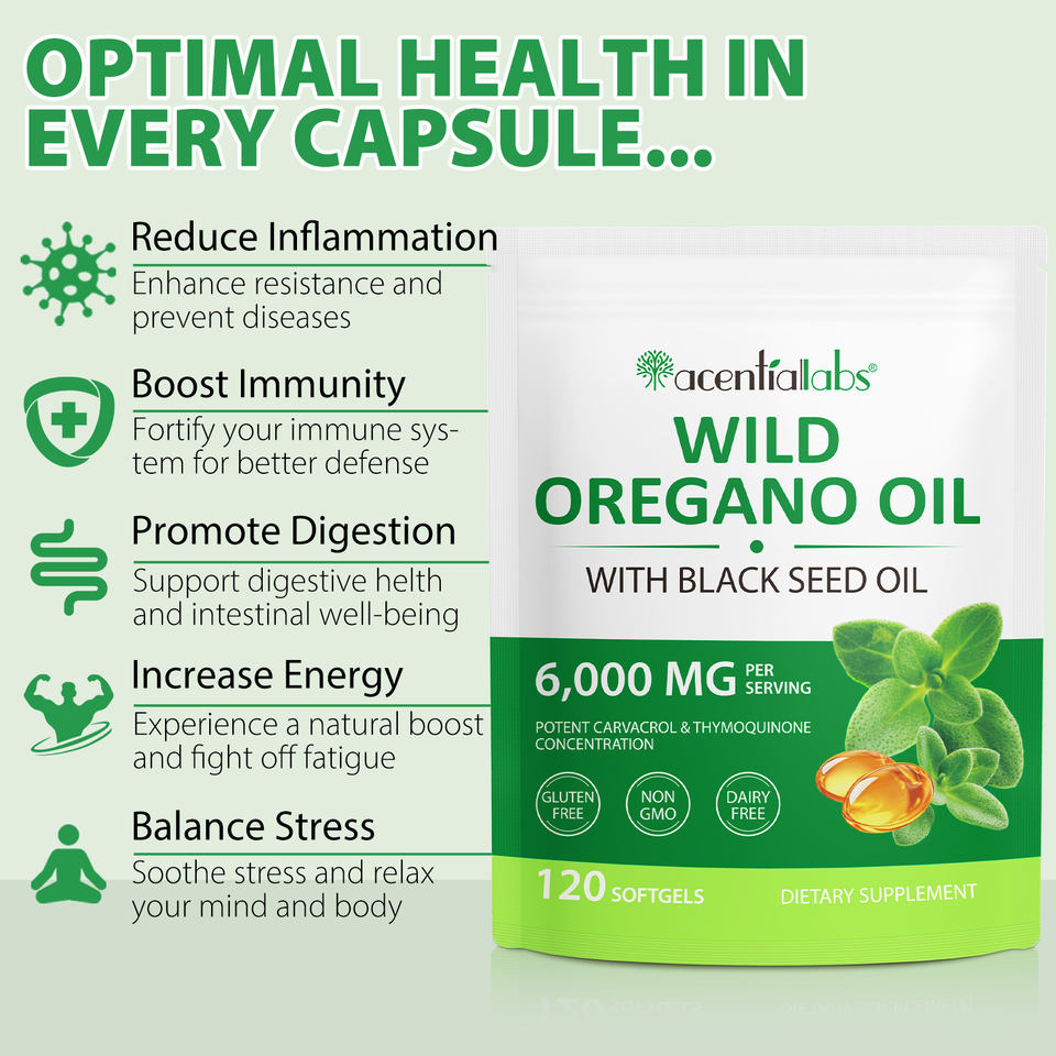 Capsule cu Ulei de Oregano & Chimion